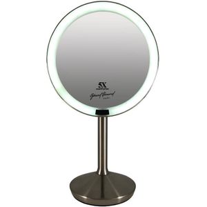 Gérard Brinard verlichte make up spiegel met sensor incl. batterij & USB kabel - 5x vergroting - Ø16cm