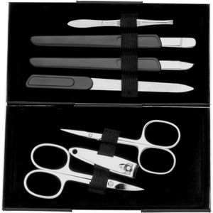 ERBE - Magic Box - Manicure Case - Zilver - 7 Stuks