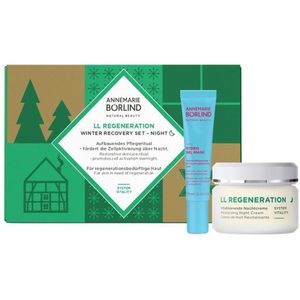 ANNEMARIE BÖRLIND - LL-REGENERATION - Winter Recovery Set - Nacht Vitaliserende Nachtcrème 50 ml + Hydro Gel Masker 5 ml