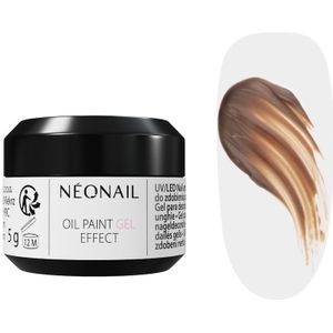 Oil Paint Gel Effect - Nagelversiering - Chocoladetint - 5 g - Matte Finish met 3D-structuur
