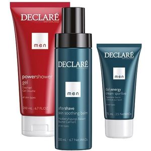 Declaré - Kerstgeschenken Gift Set - After Shave Skin Soothing Balm 200 ml - Daily Energy Cream Sportive 200 ml - Power Shower Gel 200 ml