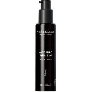 MÁDARA AGE PRO Renew Nachtcrème - 50ml - Gezichtsverzorging - Plantaardige Actieve Stoffen
