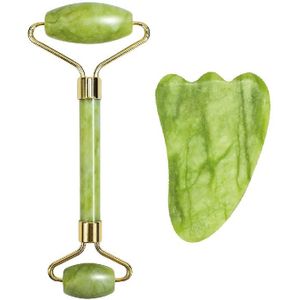 UNIQ Jade Roller + Guasha Stone Gezichtsmassage