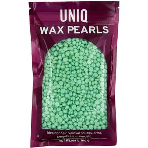 UNIQ Wax Pearls 100G Scheermesjes & Ontharingstools 100 g Turquoise