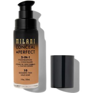 Milani 2-in-1 Concealer + Foundation 30 ml 10 - Golden Tan