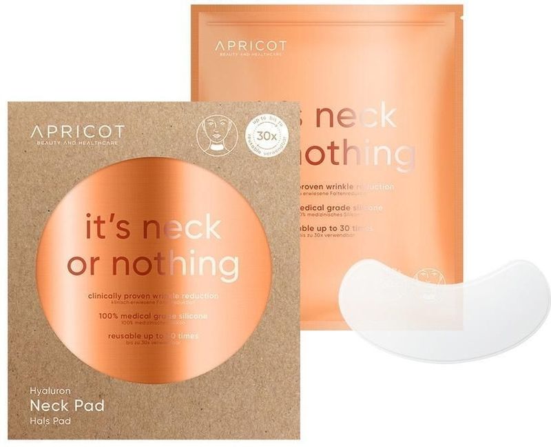 Apricot - Herbruikbaar Nekkussen - Met Hyaluron Siliconenpad - 1 Stuk