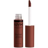 NYX Professional Makeup Wedding Buttergloss Lipgloss 8 ml Nr. 51 - Brownie Drip