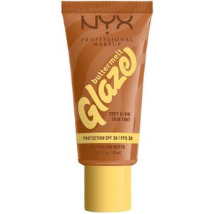 NYX Professional Makeup Buttermelt Glaze Foundation 30 ml 06W - PRALINE BUTTA