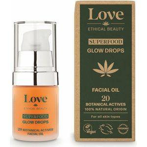 Love Ethical Beauty Superfood Glow Drops Gezichtsolie 20 ml