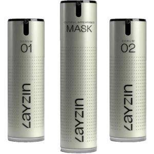 LAYZIN - Skin Renewal Trio - Gezichtsmasker - Hydrateert de huid - Vermindert rimpels - Anti-Aging