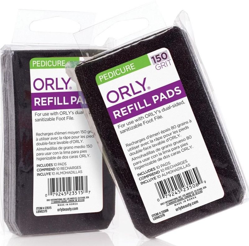 ORLY - Foot File Refill - Voetverzorgingsaccessoires - 10 Stuks