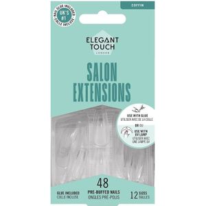 Elegant Touch - Salon Extensions - Kunstnagels - Korte Stiletto - 1 stuk