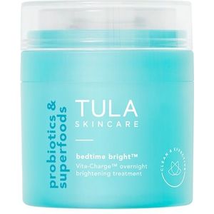 TULA Probiotics & Superfoods Bedtime Bright™ Vita-Charge™ Overnight Brightening Treatment Nachtcrème 48 g