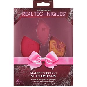 Real Techniques - Miracle Complexion - Make-up Spons - 3-Piece Set - Latexvrij - Vegan