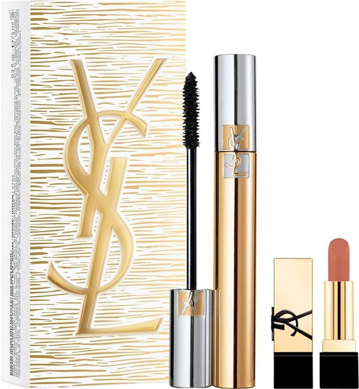 Yves Saint Laurent - Volume Effet Faux Cils - Mascara Set - 7,5 ml + Mini Rouge Pur Couture