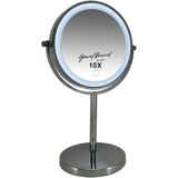 Gérard Brinard LED spiegel 10x vergrotend Make-up spiegels Zilver - 10x vegrotend