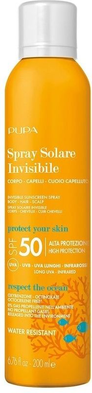 Pupa - Invisible Body Scalp Sun Spray - SPF50 - Onzichtbare Bescherming - Waterbestendig
