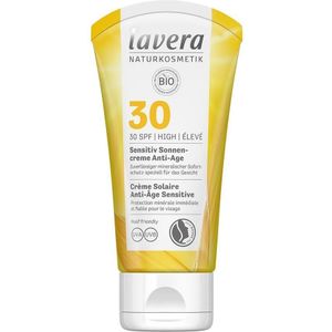 lavera Sun Sensitive Sensitive Zonnebrandcreme Anti-Age LSF30 Zonbescherming 50 ml