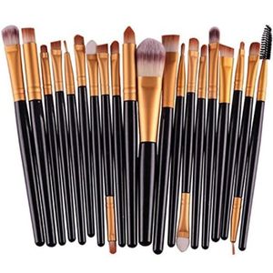 Technique Pro Make -upborstelset Penselensets Zwart / Goudkleurig