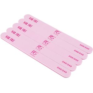Pink Gellac Nagelvijl 240/240 Grit Manicuresets Dames