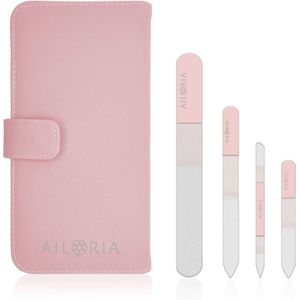 Ailoria CONTOUR PRIME Glazen nagelvijlenset Sets roze