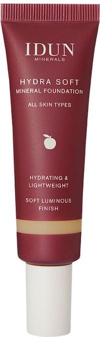 IDUN Minerals - Hydra Soft Mineral Foundation - Olijfbeige - 30 ml