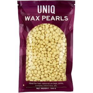 UNIQ Wax Pearls 100G Scheermesjes & Ontharingstools 100 g Lichtbruin