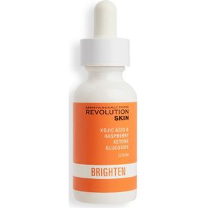 Revolution Skincare Brighten Kojic Acid & Raspberry Ketone Glucoside Serum Hyaluronzuur serum 30 ml