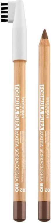 Oogschaduw - 02 Medium Brown - Biologische Formule - 1,2 Gram