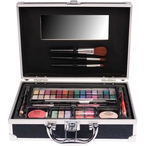 Casuelle Black/Blue Glitter Cosmetic Beauty Case (50-delig) Accessoires Dames