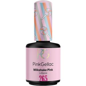 Pink Gellac - 265 Milkshake Pink - Gellak - 15 ml - UV Gel Nagellak - Roze