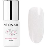Gellak - Revital Base Fiber Shiny Queen - 7,2 ml - Witte Kleur - Nagellak