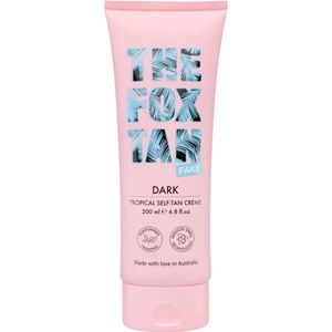 THE FOX TAN Dark Tropical Self-Tan Creme Zelfbruiner 200 ml Dames