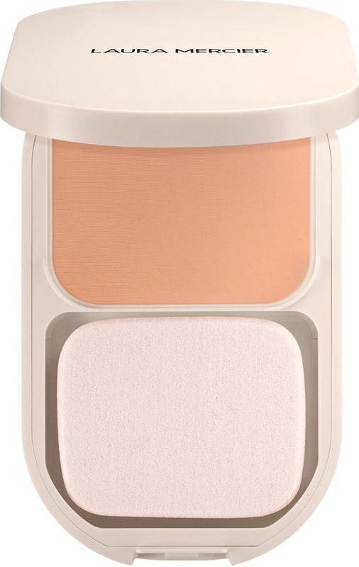 Laura Mercier - Real Flawless Feather Matte Powder Foundation - 2N Affogato - Compact Foundation - 8 g