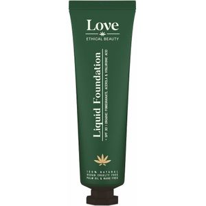 Love Ethical Beauty Liquid Foundation SPF30 30 g LIGHT