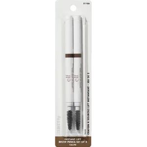 e.l.f. Cosmetics Instant Lift Brow Pencil Set of 2 Wenkbrauwpotlood 0.36 g TAUPE