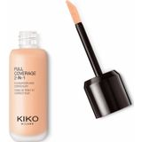 KIKO - 2-in-1 Foundation en Concealer - Full Coverage - Matte Finish - 30ml
