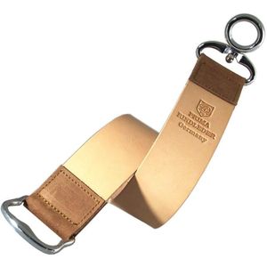 Leren Riem - Massief Messing - Voor Traditionele Scheermessen