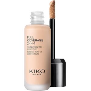 KIKO - Full Coverage 2-in-1 Foundation en Concealer - Beige - Romige Textuur
