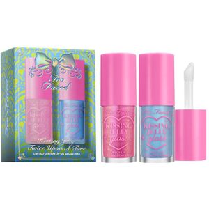 Too Faced - Holiday Kissing Jelly Twice Upon A Time - Cosmetica Set - 9 ml - Voor Lippen