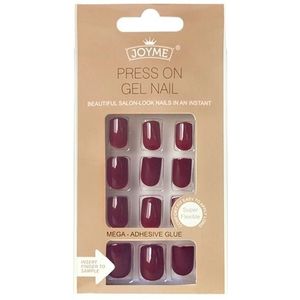 UNIQ Druk op kunstmatige nagels Kunstnagels & Nageldecoratie Bordeaux rood