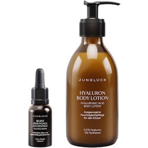 Junglück Tanning Drops Hyaluron Body Lotion met geur - Cadeauset Lichaamsverzorgingssets 255 ml