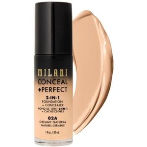 Milani 2-in-1 Concealer + Foundation 30 ml Creamy Natural/ 02A