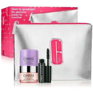 Clinique - Holiday Glam To Goodnight - Cosmetica Set - Zwart - Inclusief Oogcrème en Reinigingsbalsem