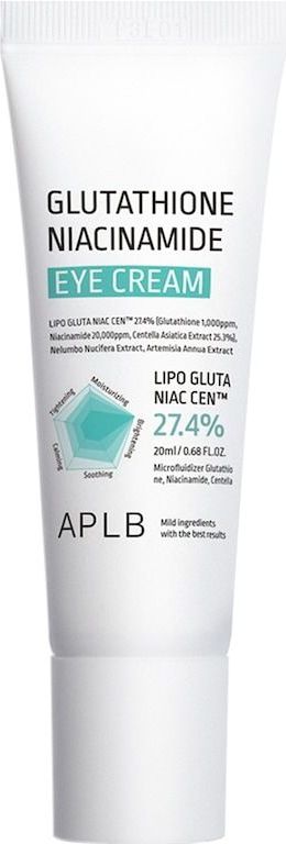 APLB - Glutathion Niacinamide Oogcrème - Hydratatie - Anti-Aging - 15ml