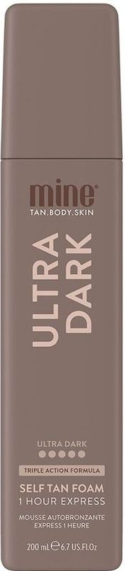 MineTan - Ultra Dark Tanning Foam - 200 ml - Zelfbruinende Mousse