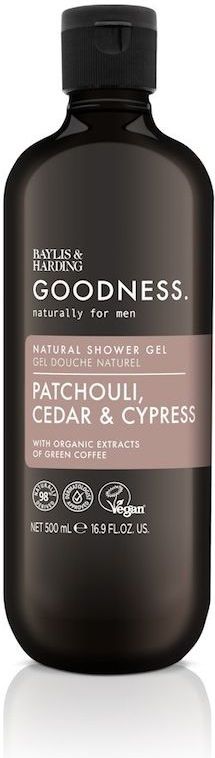Baylis and Harding Goodness Shower Gel Patchouli, Cedar & Cypress Douchegel 500 ml Heren