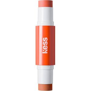 Kess Berlin Hot Orange Duo Stick | Limited Edition Blush 11 g Toasted + Melon