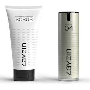 LAYZIN - Skin Repair - SCRUB & SERUM 04 - Huidverzorging - Hydraterend - Herstelt de huid