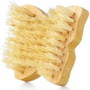 Crystallove - Bamboo Butterfly Agave - Massage Borstel - Travel Size - 1 st